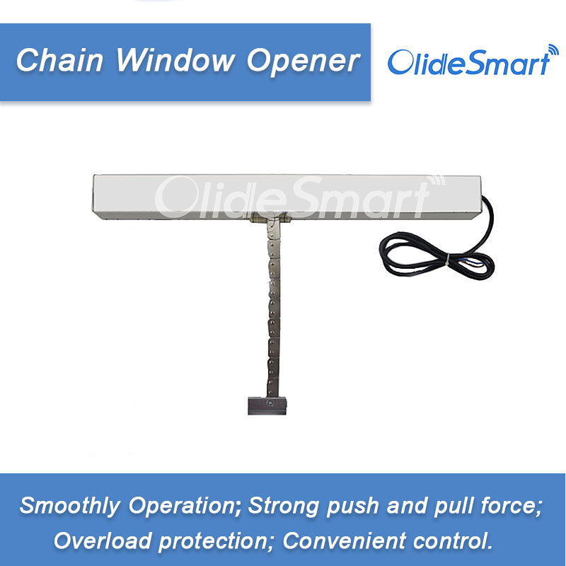 Electric Window Opener Single Chain Greenhouse Skylight Closer DC24V –  olidesmart