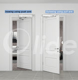 Olide Automatic Handicap Door Operator with Capacitive Sensor Switches Packages for Washroom, Special Room, Wave to Open Swing Door Opener with Three Panels