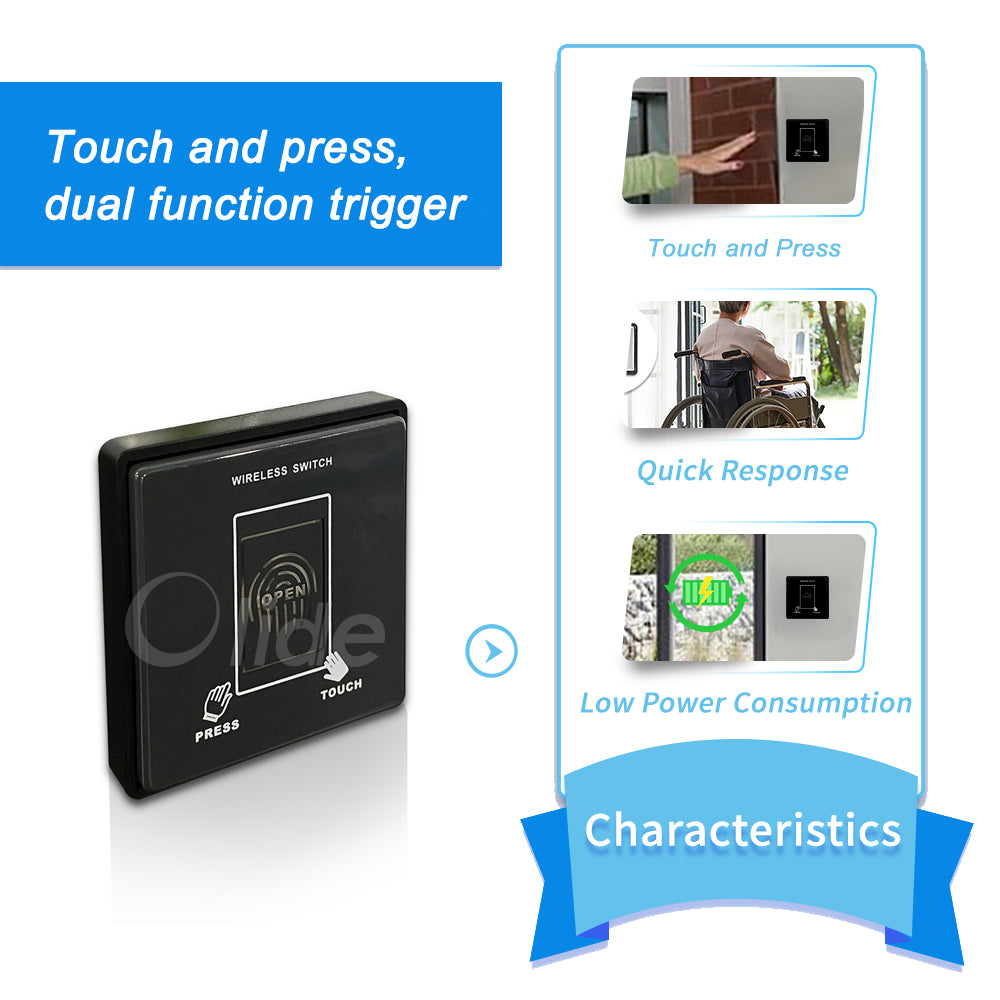 Olide Automatic Door Opener Wireless Push Button/Switch (Long Wireless Push  Button), Push Buttons -  Canada